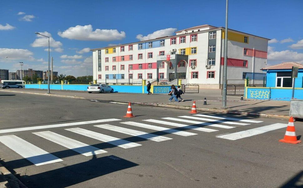 324 Kilometrelik Yol Çizgisi Yenilendi