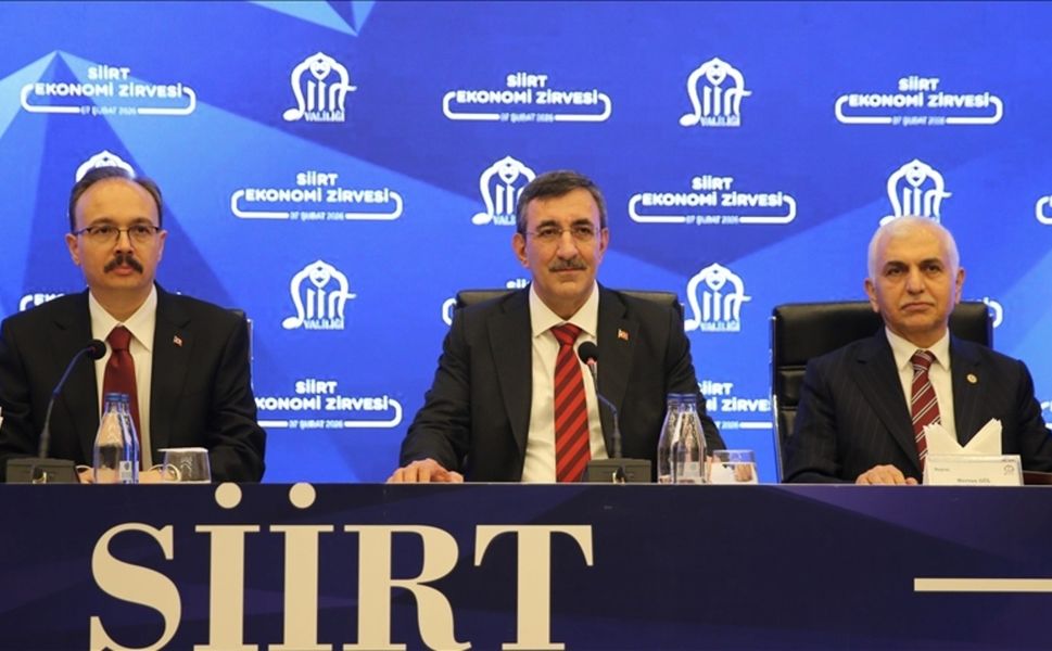 Cumhurbaşkanı Yardımcısı Cevdet Yılmaz, Siirt Ekonomi Zirvesi'nde Konuştu