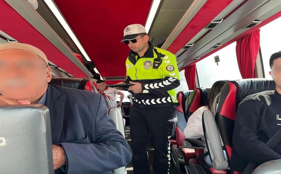 Batman’da Bayram Öncesi Otobüslerde Emniyet Kemeri Denetimi