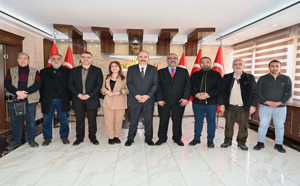 Çalışan Gazetecilerden Vali Canalp’a Ziyaret
