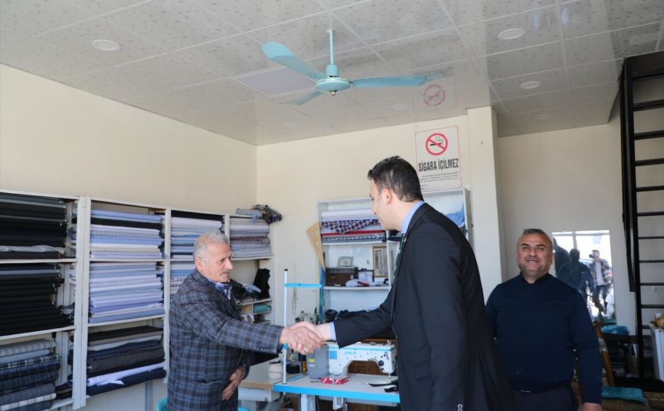 Hasankeyf Kaymakamı İmrak’tan Bayram Öncesi Esnaf Ziyareti