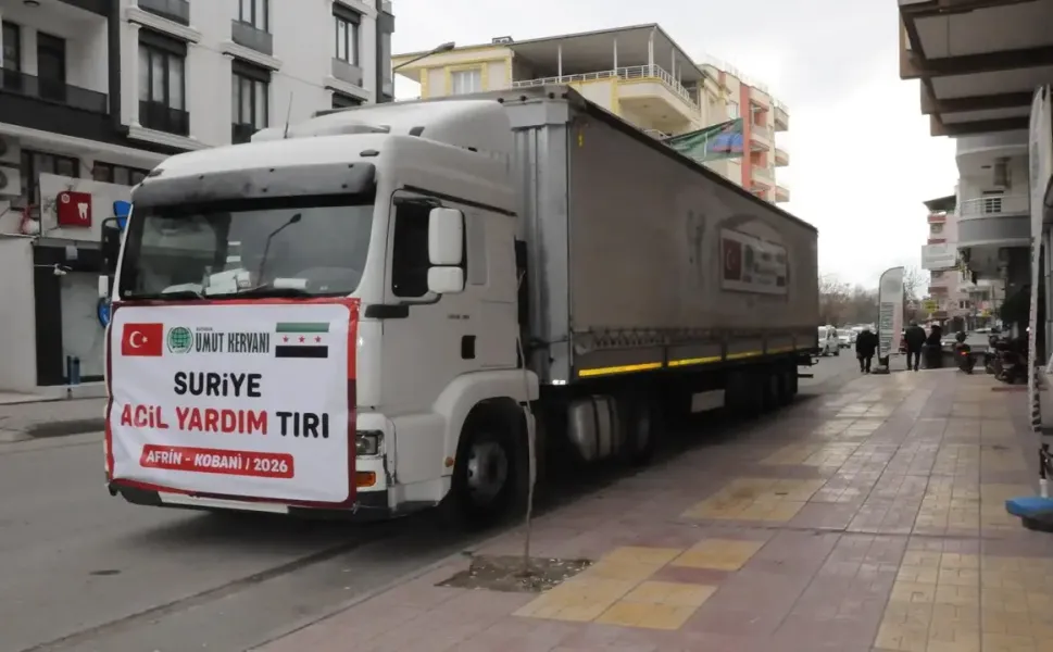 Batman Umut Kervanı’ndan Kobani ve Afrin’e Yardım Tırı