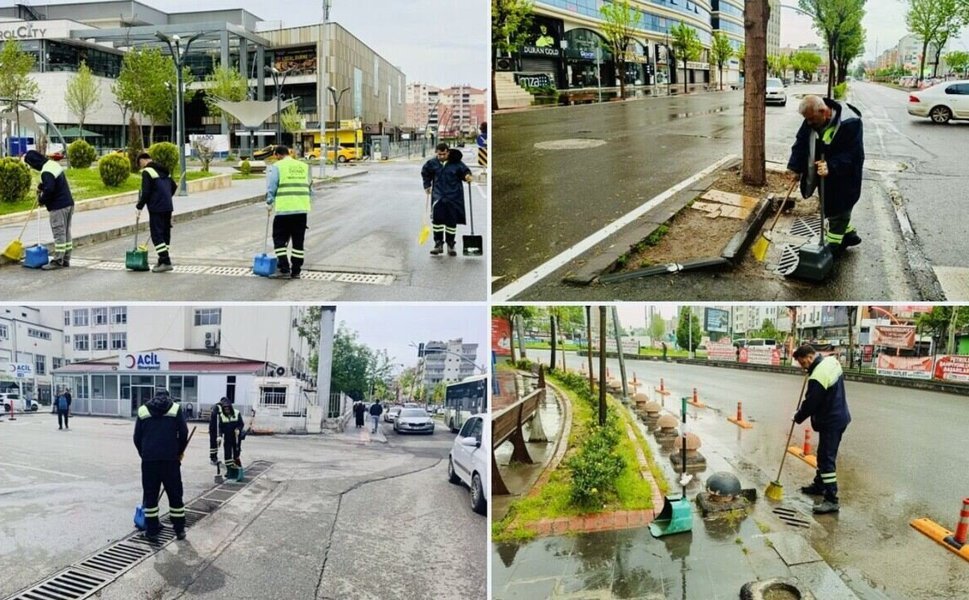 Batman Belediyesi’nden Sağanak Öncesi 21 Noktada Yoğun Çalışma