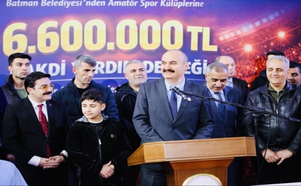 Batman’da Amatör Spora 6,6 Milyon TL’lik Dev Destek