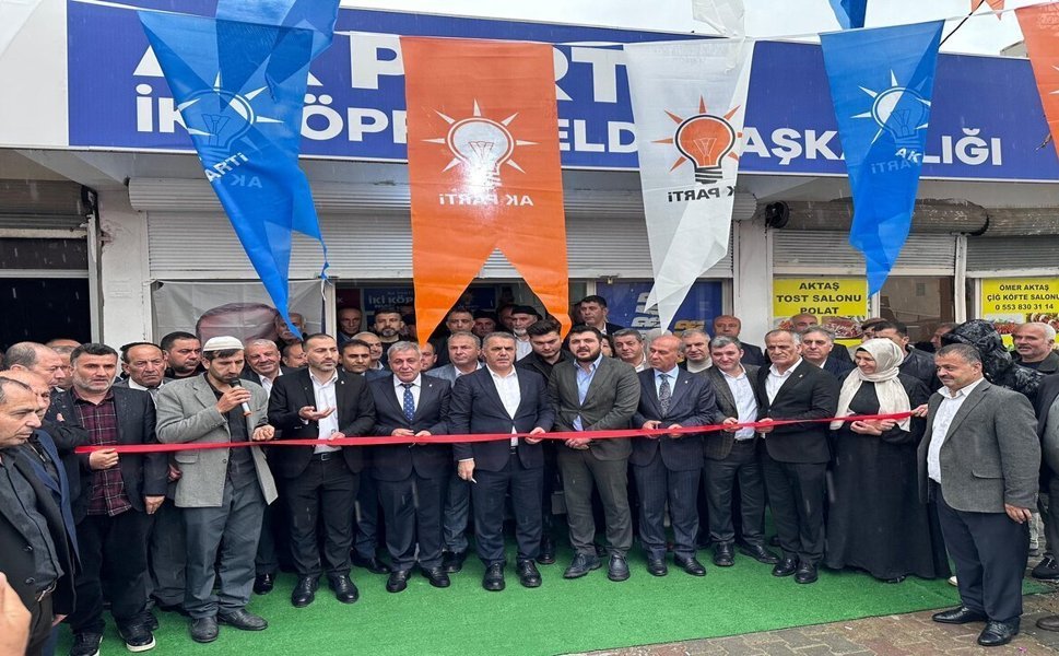 Beşiri İkiköprü’de AK Parti Binası Açıldı, Yetki Belgesi Verildi