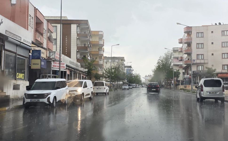 Batman’da Kuvvetli Yağışa Dikkat