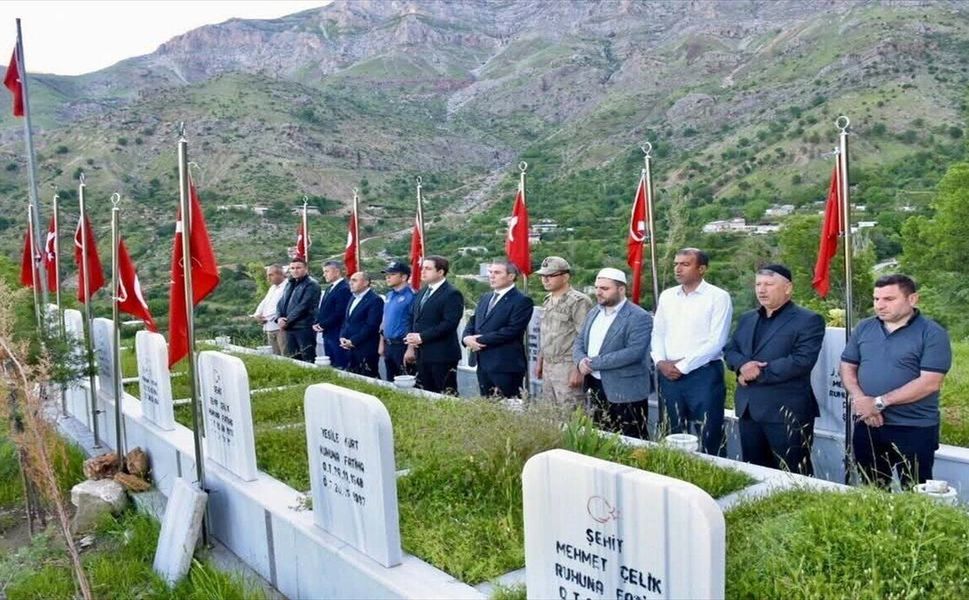 Sason’da Şehitlik Ziyareti Yapıldı