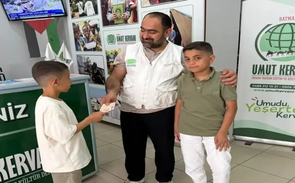 Batmanlı Üç Kardeşin Bayram Harçlıkları Gazze’ye Umut Olacak