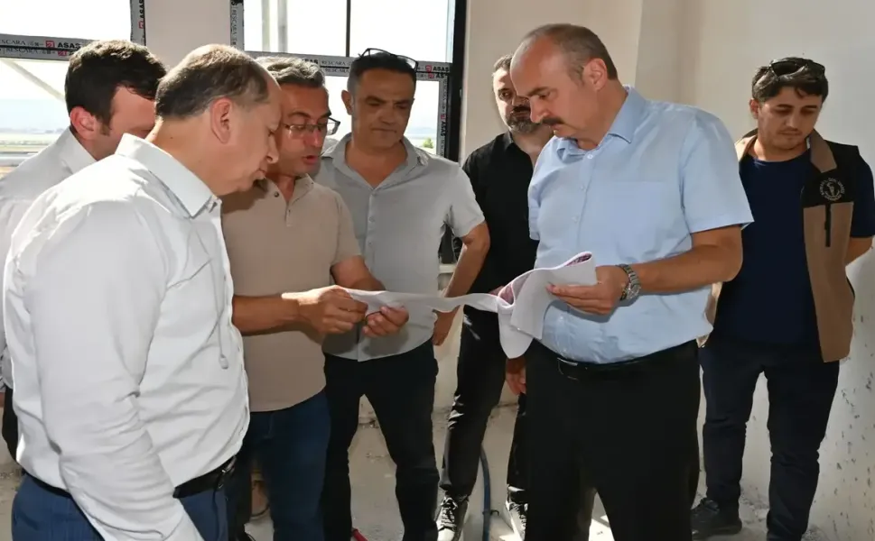 Vali Ekrem Canalp Yeni Hükümet Konağı İnşaatını İnceledi