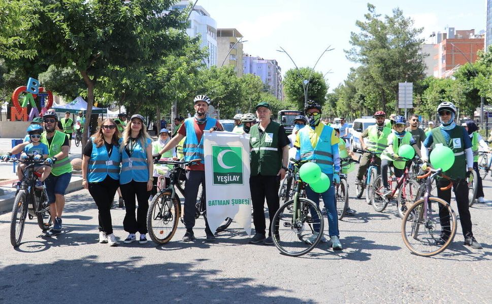 Batman’da Sağlıklı Yaşam İçin Pedalladılar
