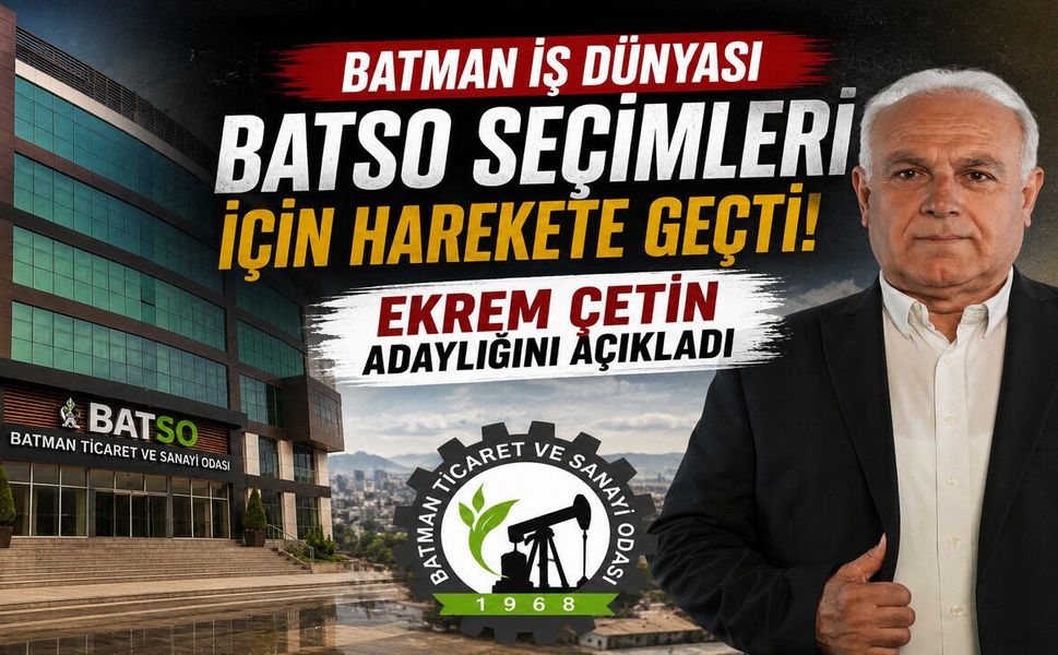 Ekrem Çetin, BATSO Başkanlığına Adaylığını Açıkladı