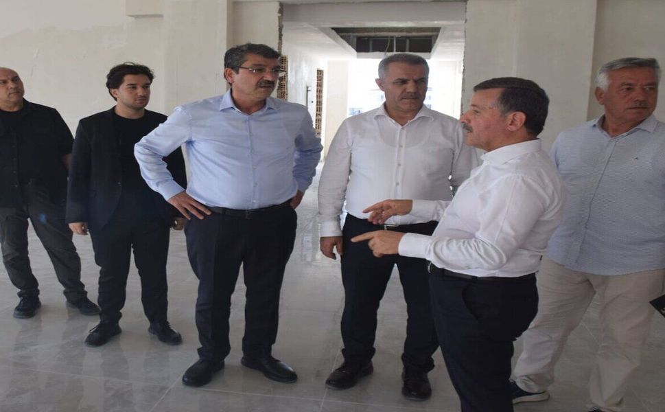 Nasıroğlu, İlim Yayma Cemiyeti Eğitim ve Gençlik Merkezi İnşaatını İnceledi