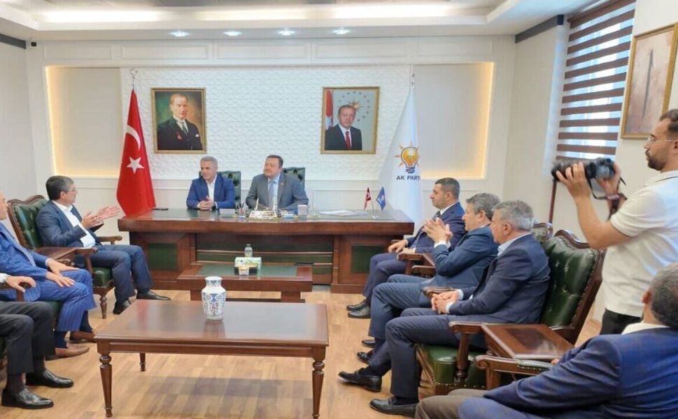Nasıroğlu ve Şansi, AK Parti Gaziantep İl Başkanlığı'nda
