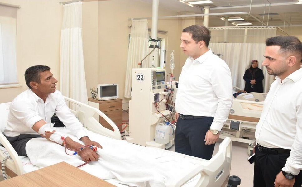 Sason Devlet Hastanesi'nde Hastalara Ziyaret