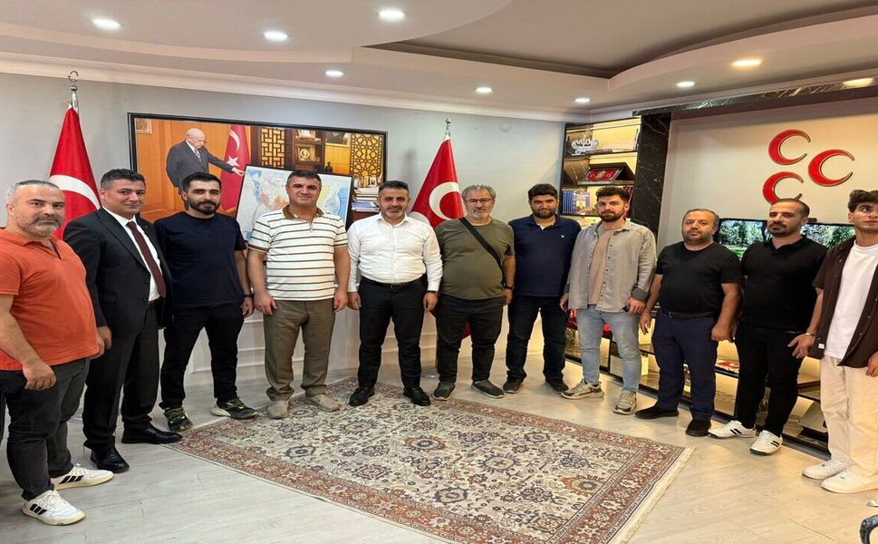 MHP Batman İl Başkanı Çetin, Türk Sağlık-Sen Yönetimini Ağırladı