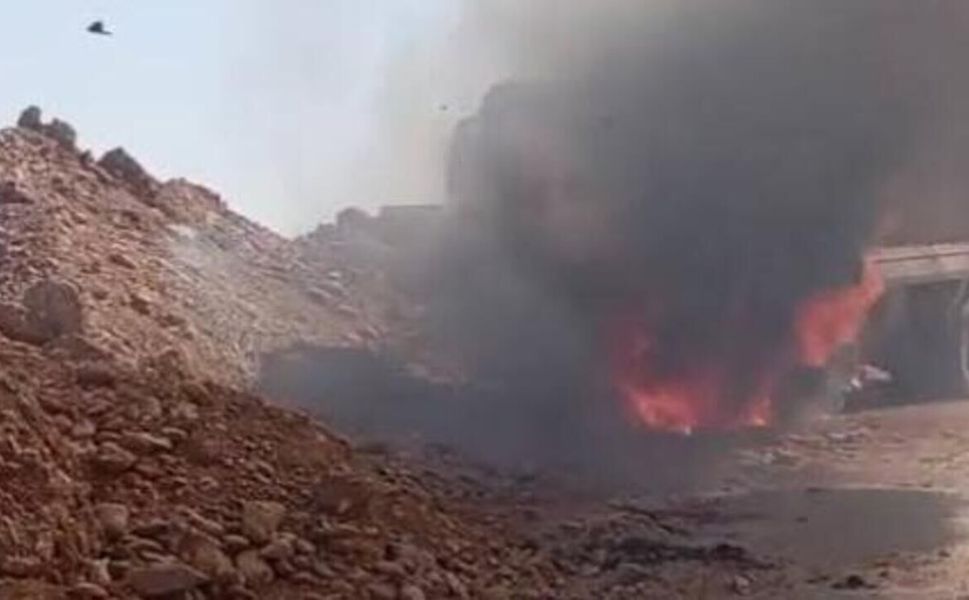 Kozluk’ta Seyir Halindeki Kamyon Alev Aldı