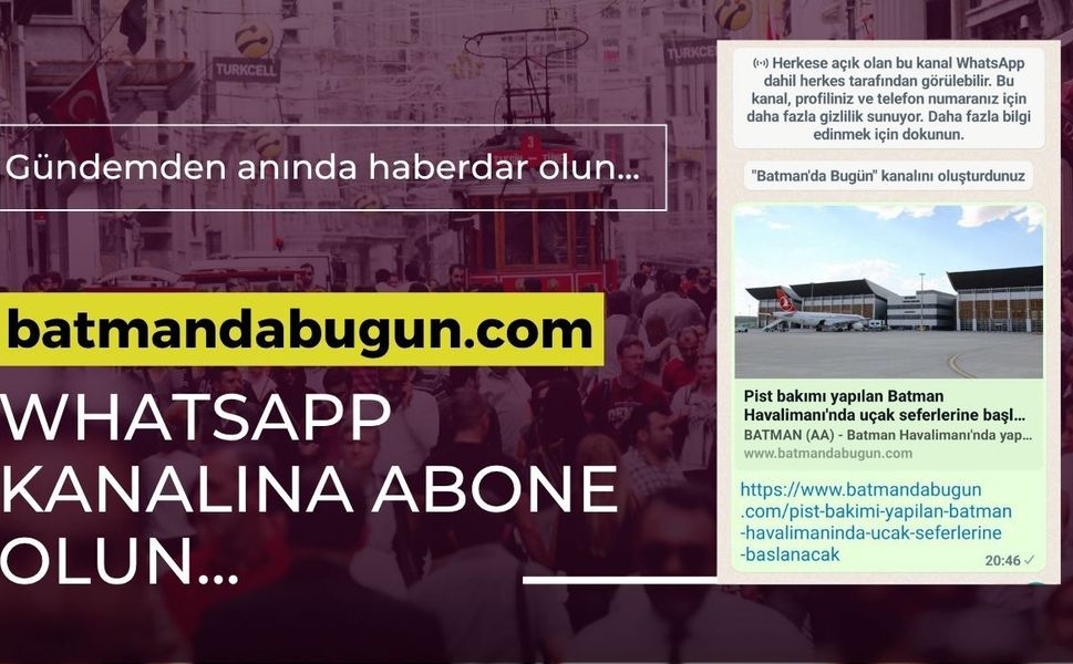 Batmanda Bugün WhatsApp Kanalına İlgi Artıyor