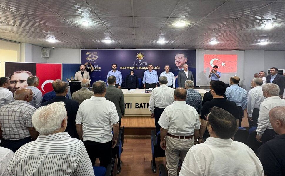 AK Parti Batman Teşkilatında Ağustos Ayı Danışma Meclisi Toplantısı