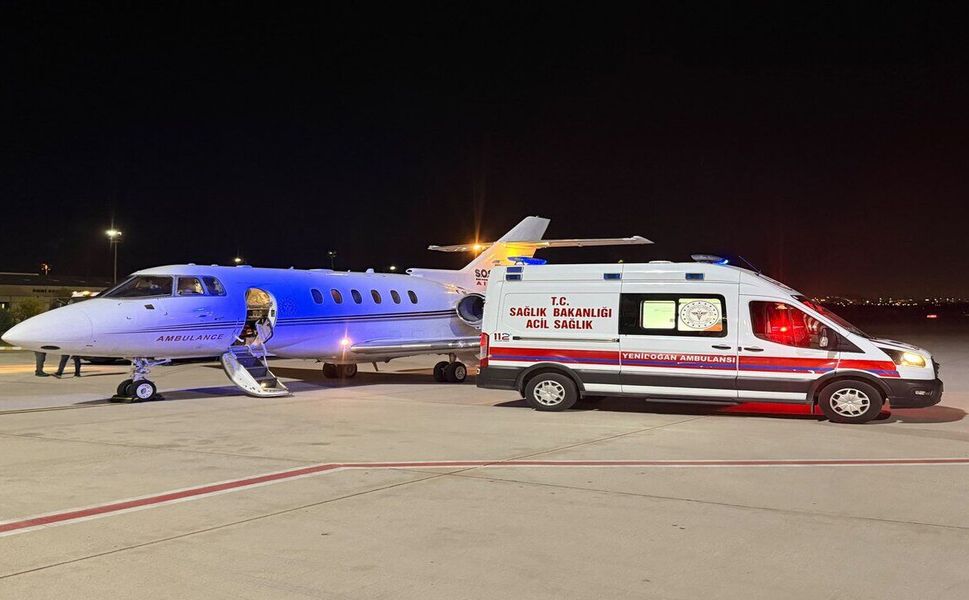 Eylül Bebek İçin Ambulans Uçak Havalandı