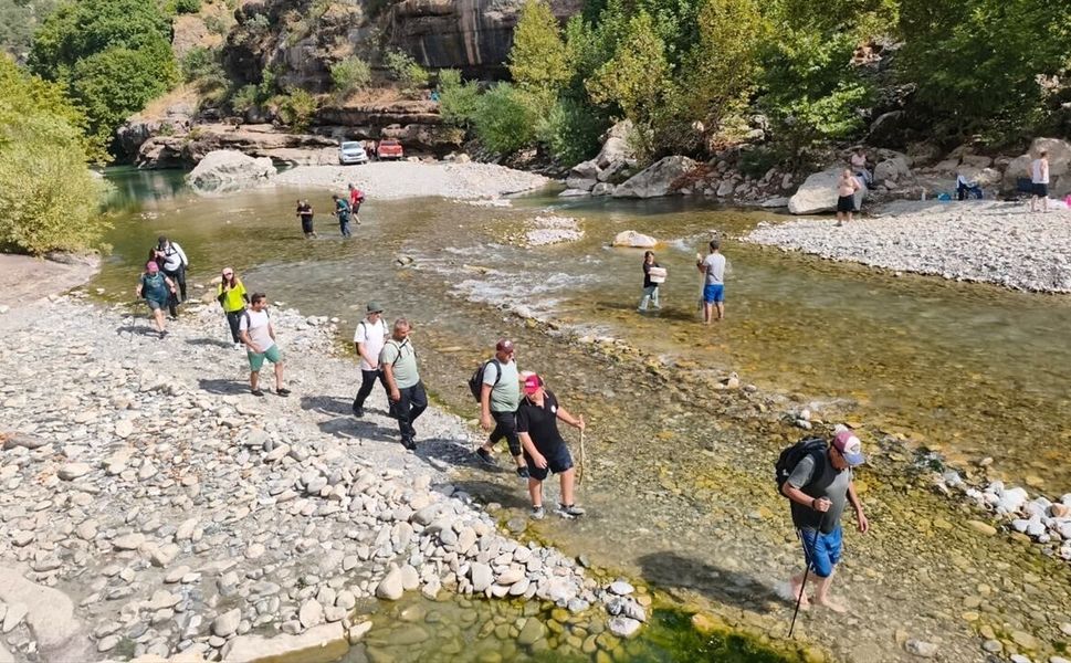 Zore Kanyonu Doğaseverleri Ağırladı